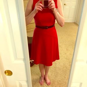 Calvin Klein red dress